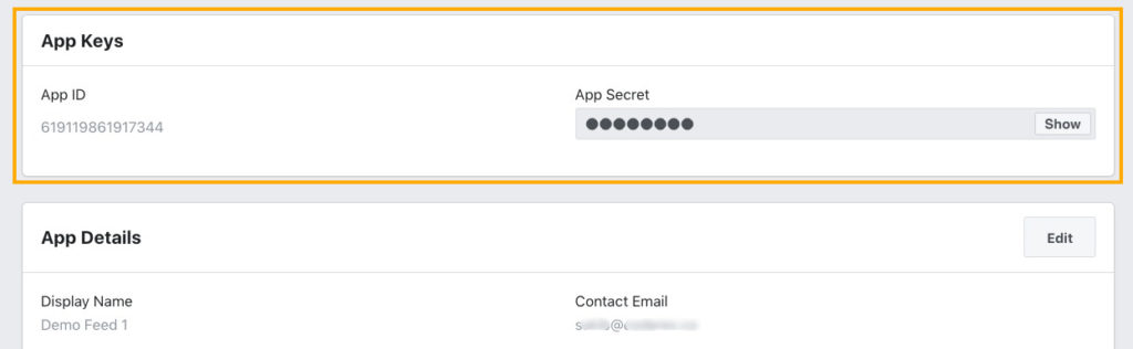 App Keys