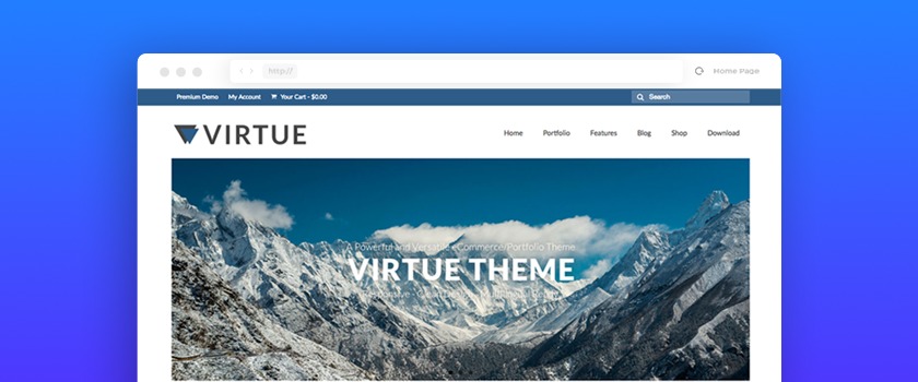 Virtue (#1 in 10 Best Free WooCommerce Themes)