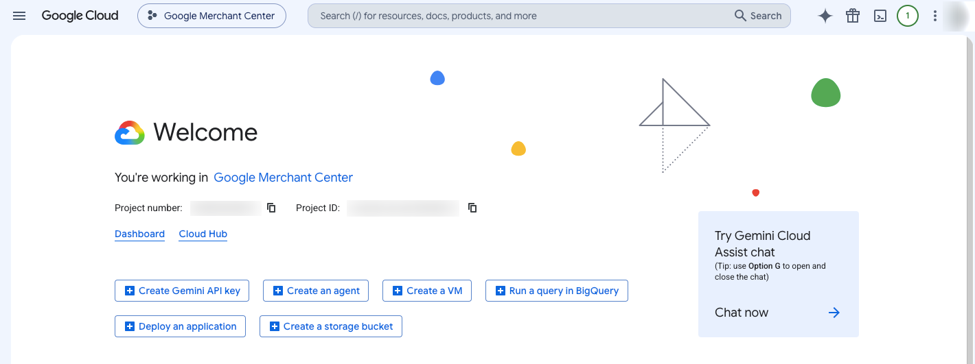 Step 2: Create a Project and Enable Content API for Shopping - WooCommerce to Google Merchant Center