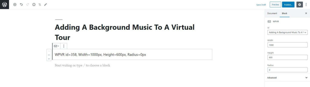 How To Add A Background Music To A Video How To Add Background Music To Virtual Tours » WP VR