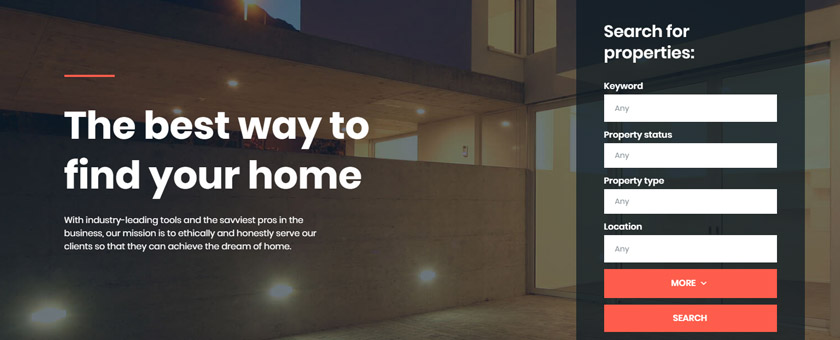 Home Pro - WordPress Onroerend Goed Thema