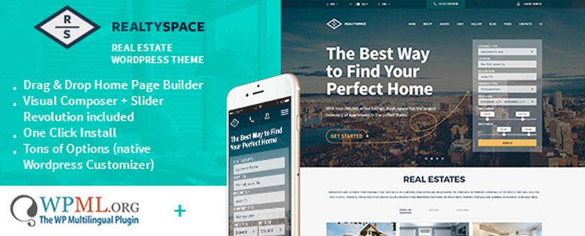 Realtyspace - Real Estate Theme