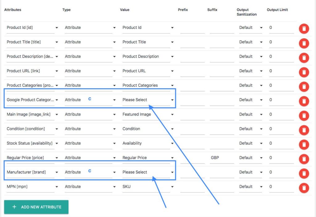 Missing Attribute values