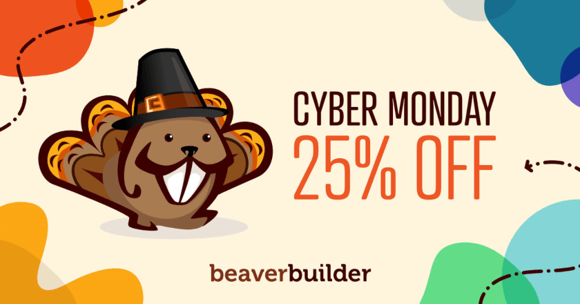 Beaver Builder Cyber Monday Banner