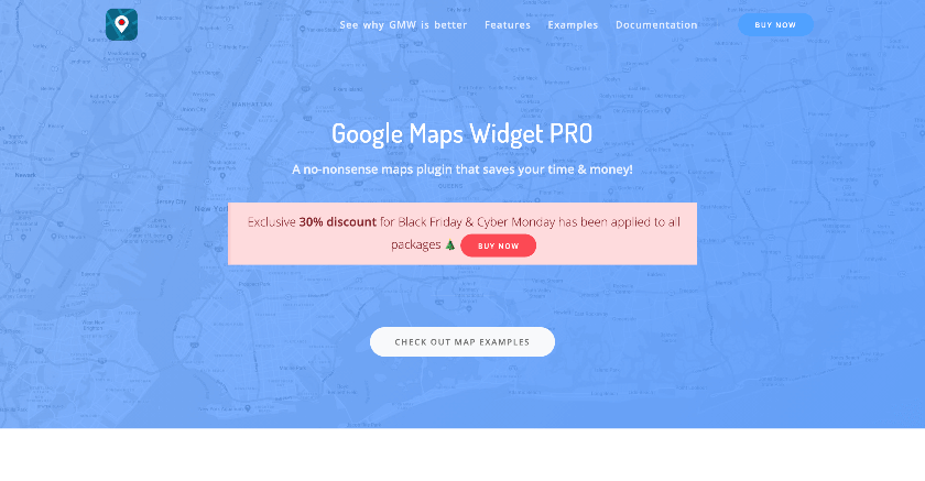 Gmaps Widget Black Friday Banner