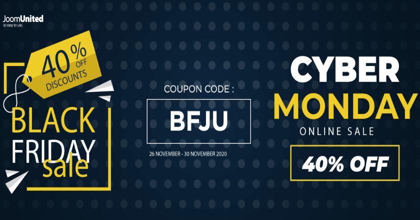 JOOMUNITED Black Friday Banner