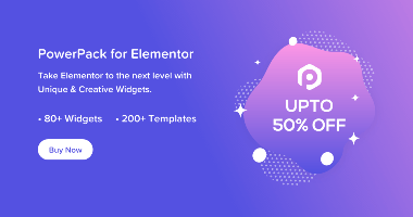 Powerpack for Elementor Black Friday Deals