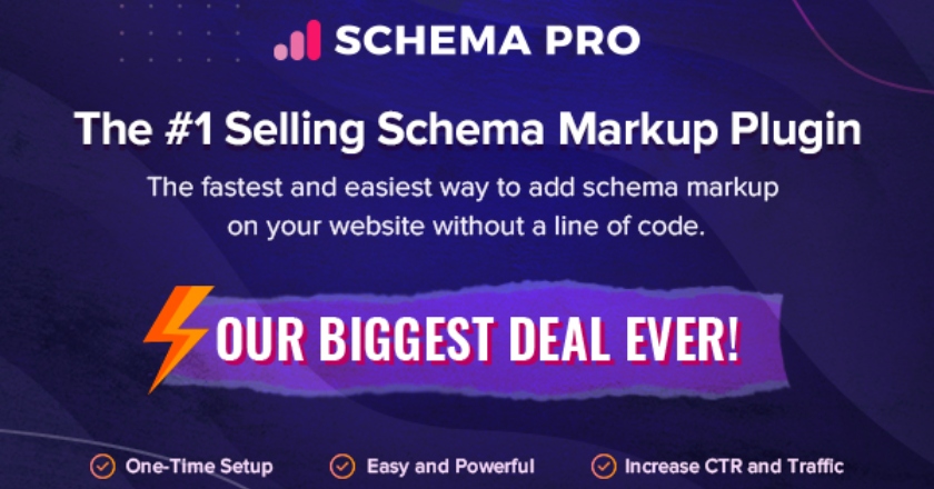 Schema Pro Black Friday Banner