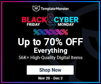 TemplateMonster Black Friday Deal
