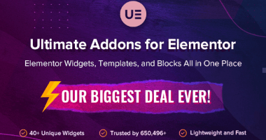 Ultimate Addons for Elementor Black Friday Deals