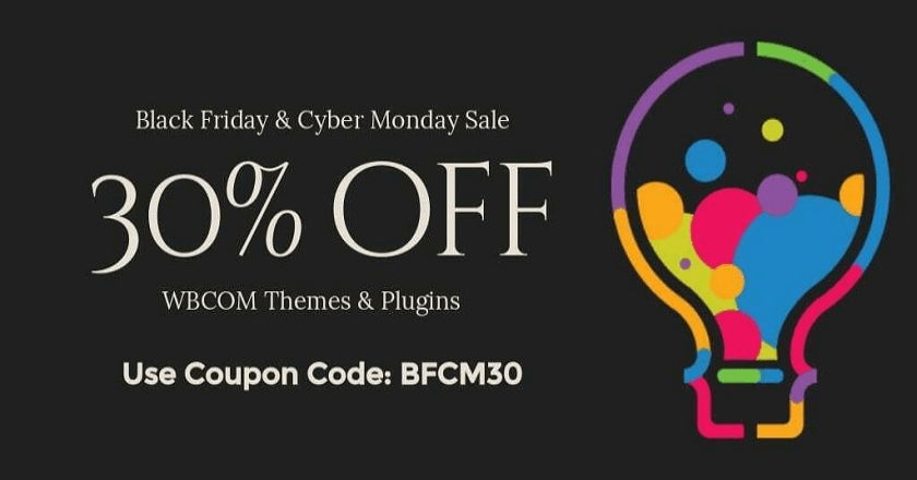 WBcom Designs Black Friday Banner