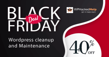 WP Hacked Help Black Friday Deals