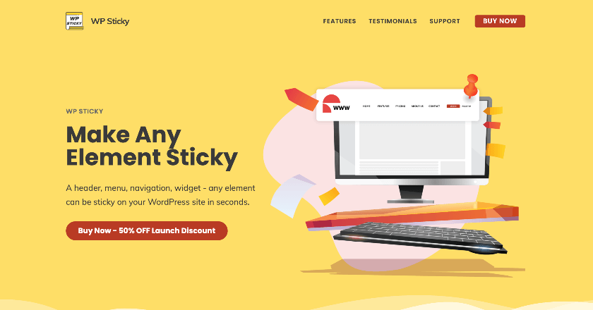 WPSticky Banner Image