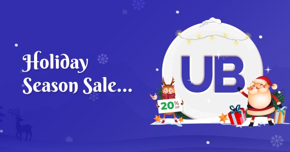 UBEAVER Christmas Banner