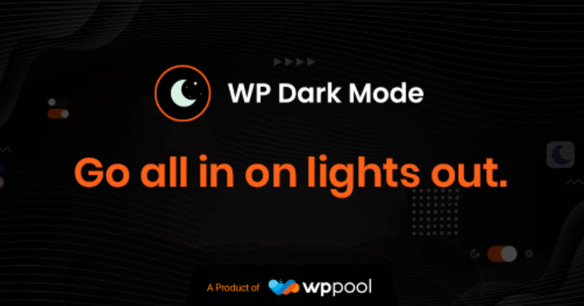 WP Dark Mode Christmas Banner