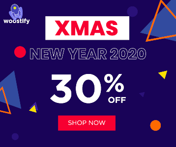 Woostify Christmas Banner