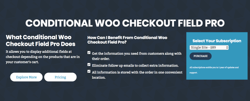 Conditional WooCommerce Checkout Field