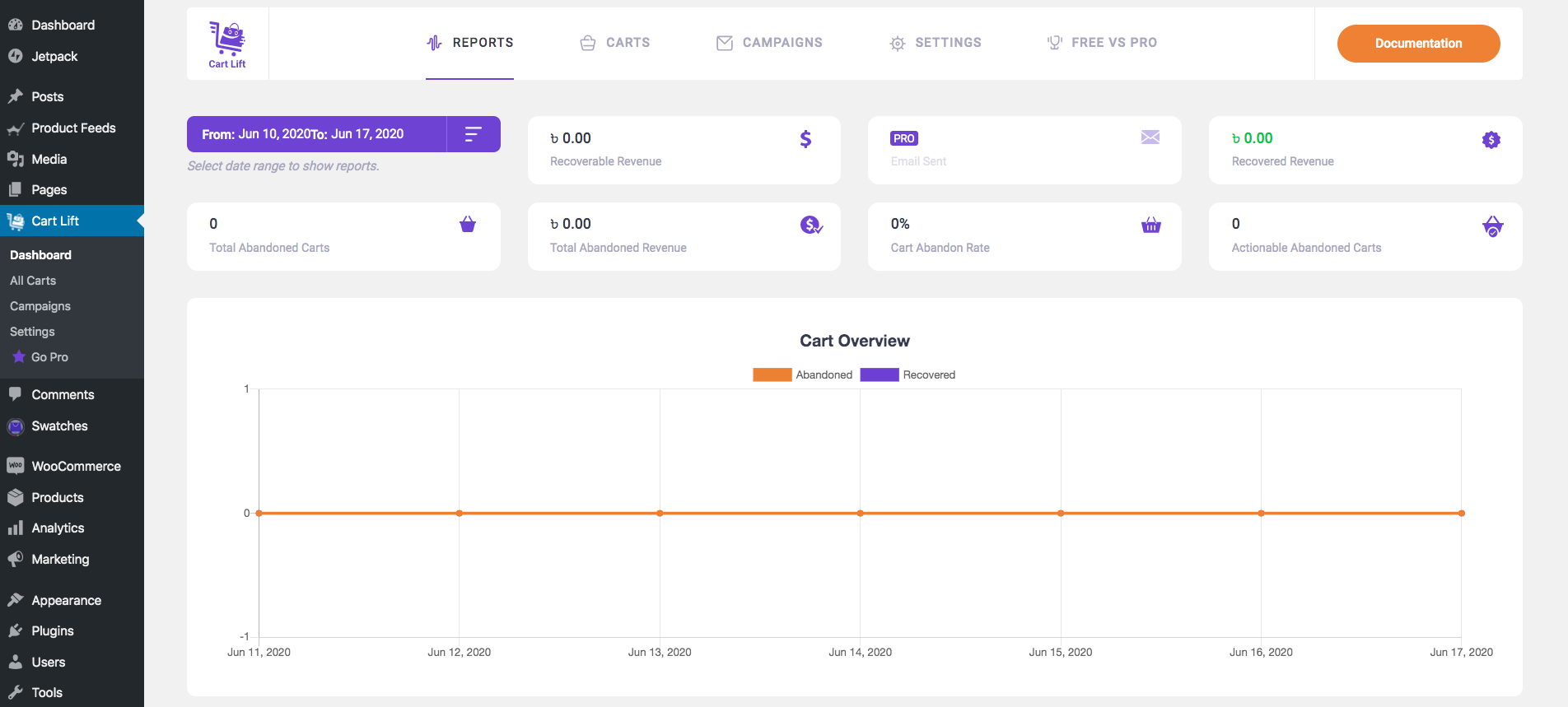 Cart Lift Plugin Overview