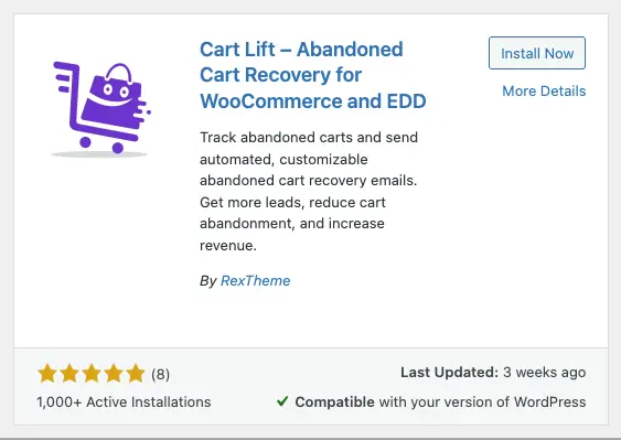 Install And Activate Cart Lift 1