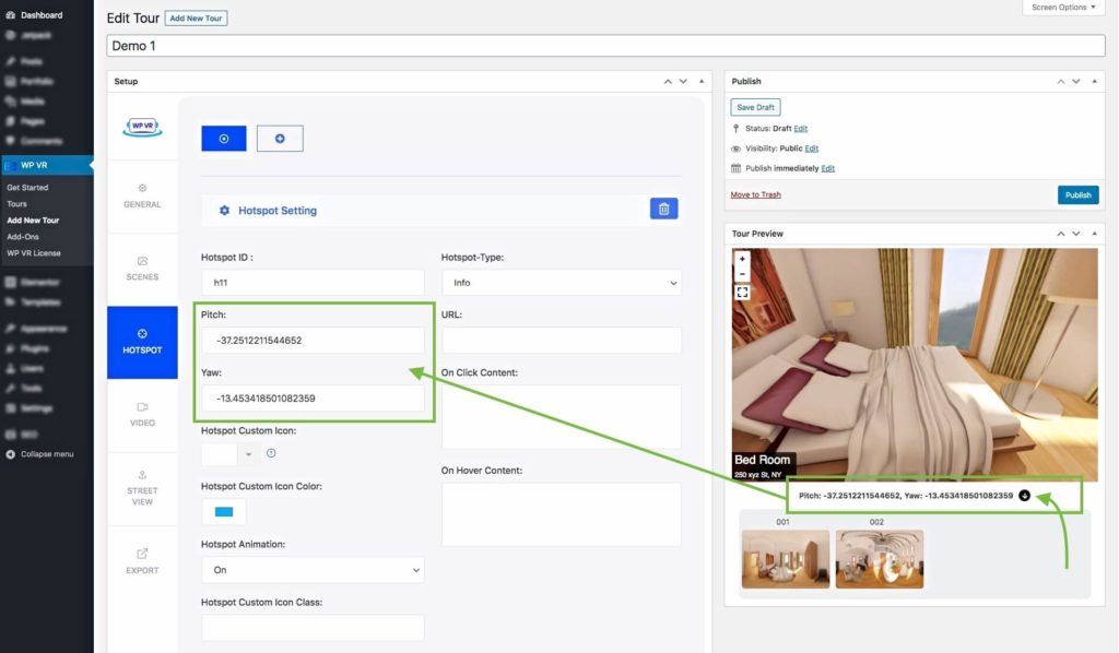 How To Add Hotspots To A Scene In Your Virtual Tour » WP VR