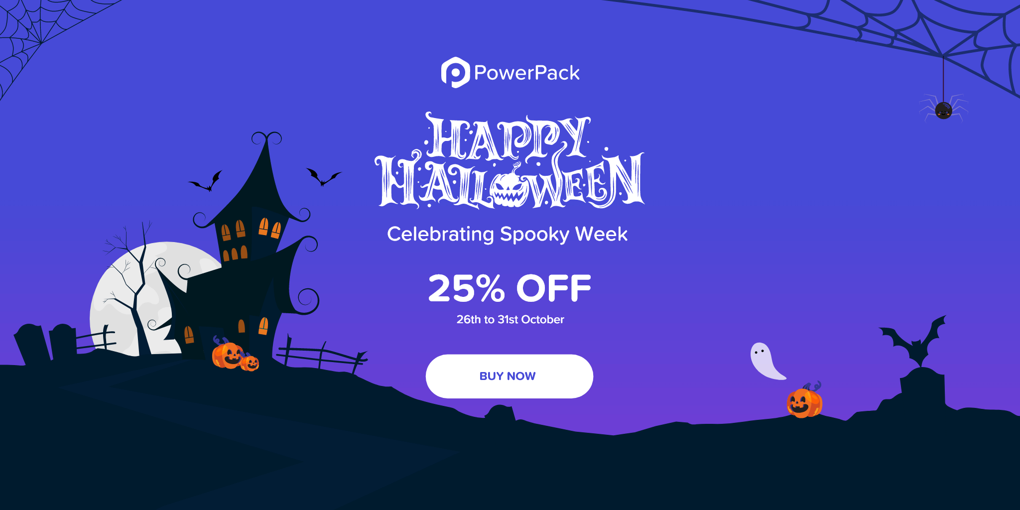 PowerPack For Elementor Halloween Banner
