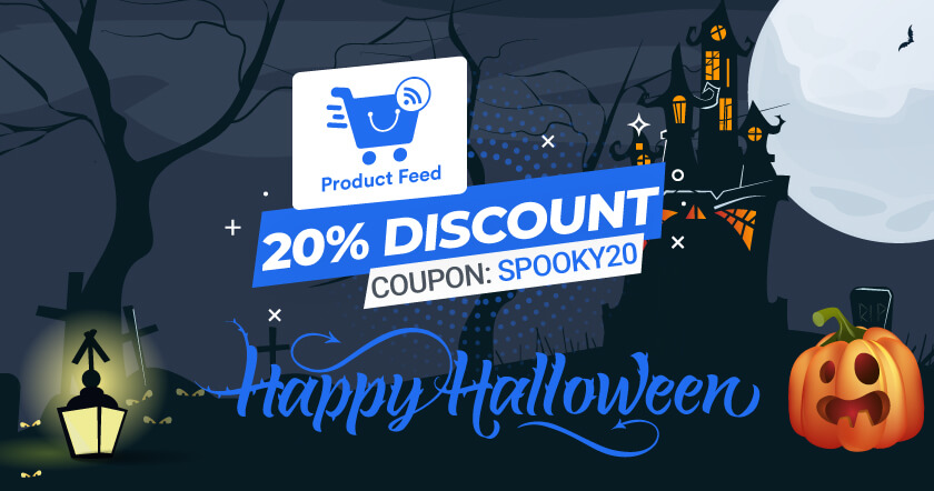 WooCommerce Product Feed Manager Halloween Banner