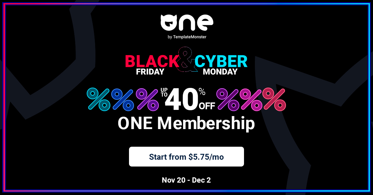 One Program Black Friday Deals