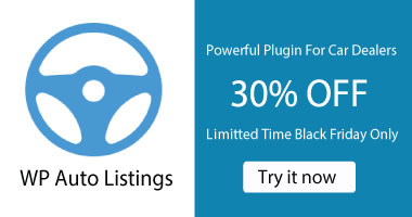 WP Auto Listing Balck Friday Deals