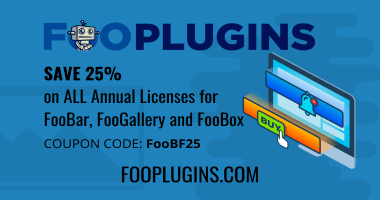 Fooplugins Black Friday Deal
