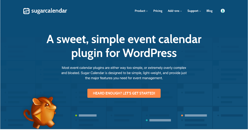 Sugar Calendar Banner