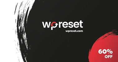 WPreset Black Friday Deals