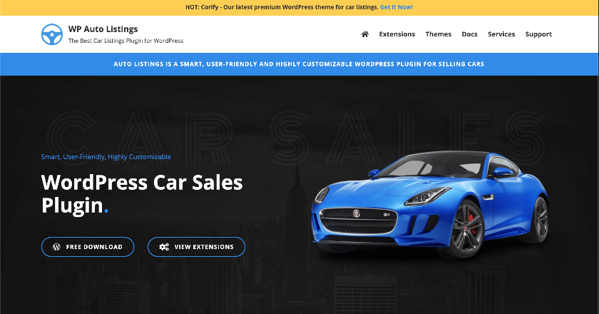 WP Auto Listing Banner