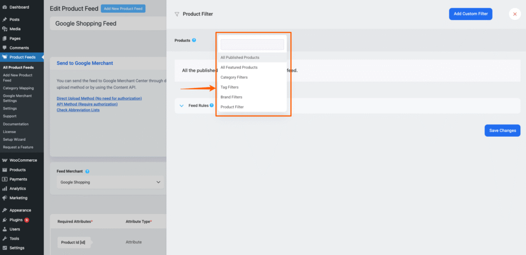 How to generate WooCommerce Product Feed for Google With Product Feed Manager 1