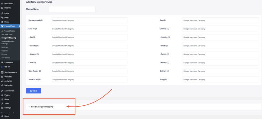 How To Use Category Mapping For Google Product Category » RexTheme