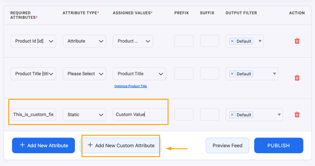 custom attribute