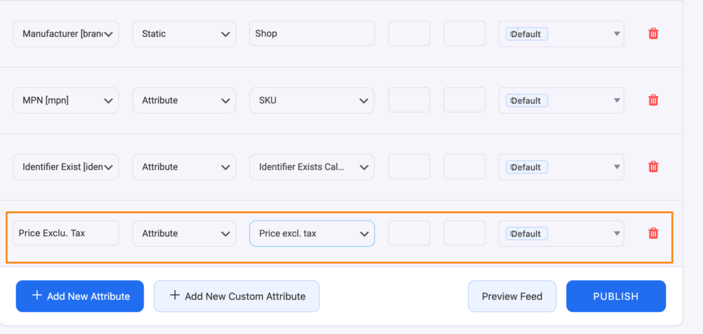 custom attribute add