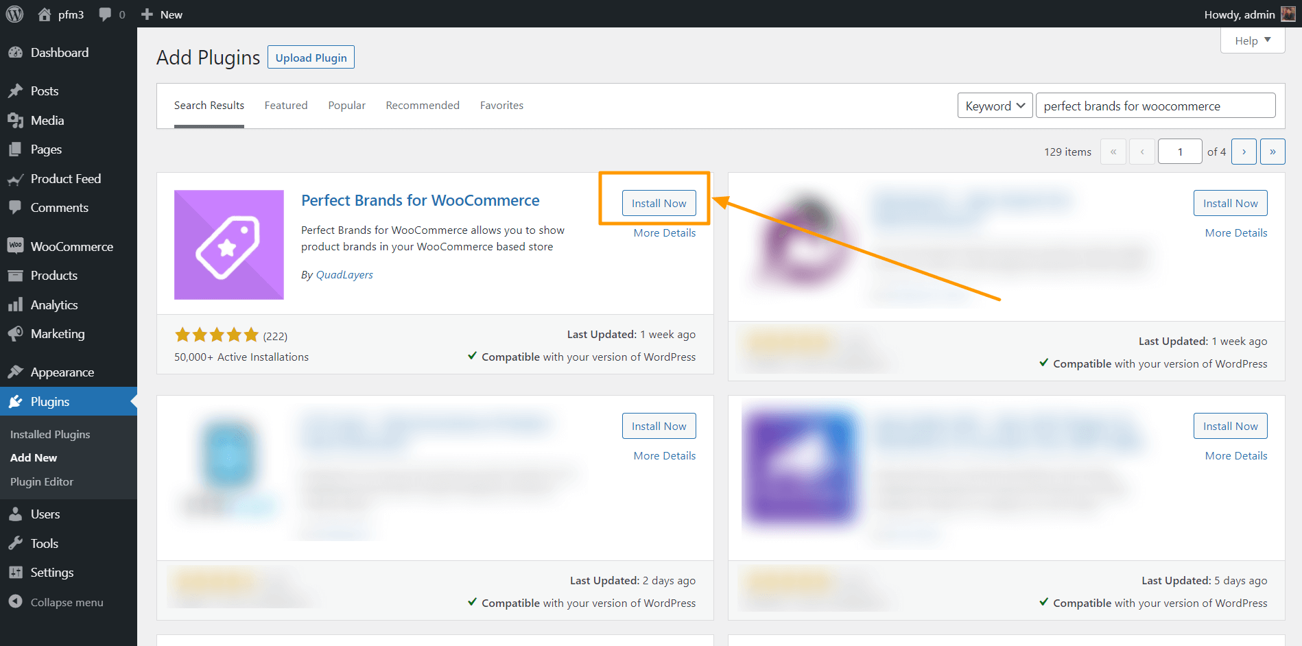 WordPress Install Plugin