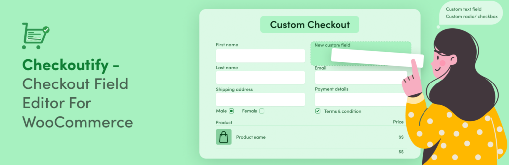 Checkoutify - Checkout Field Editor for WooCommerce