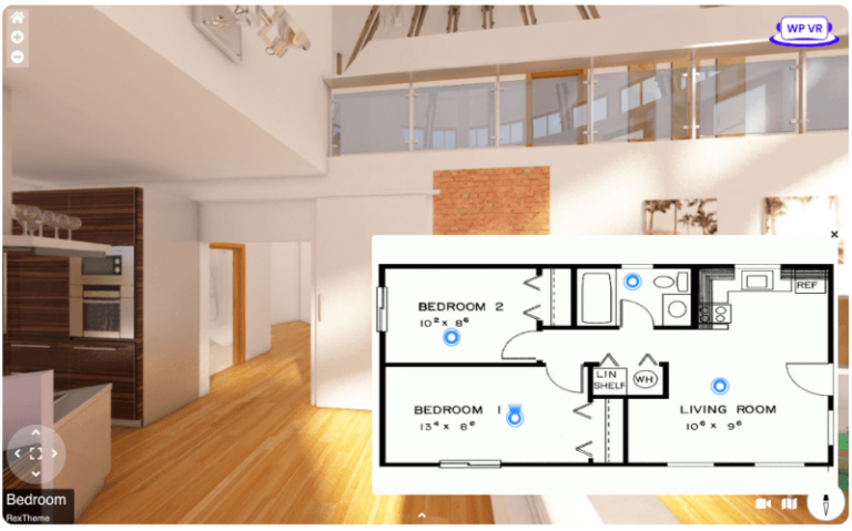 Interactive Virtual Floor Plan For Your Virtual Tours 2024 Virtual Floor Plan Thumbnail 768x479