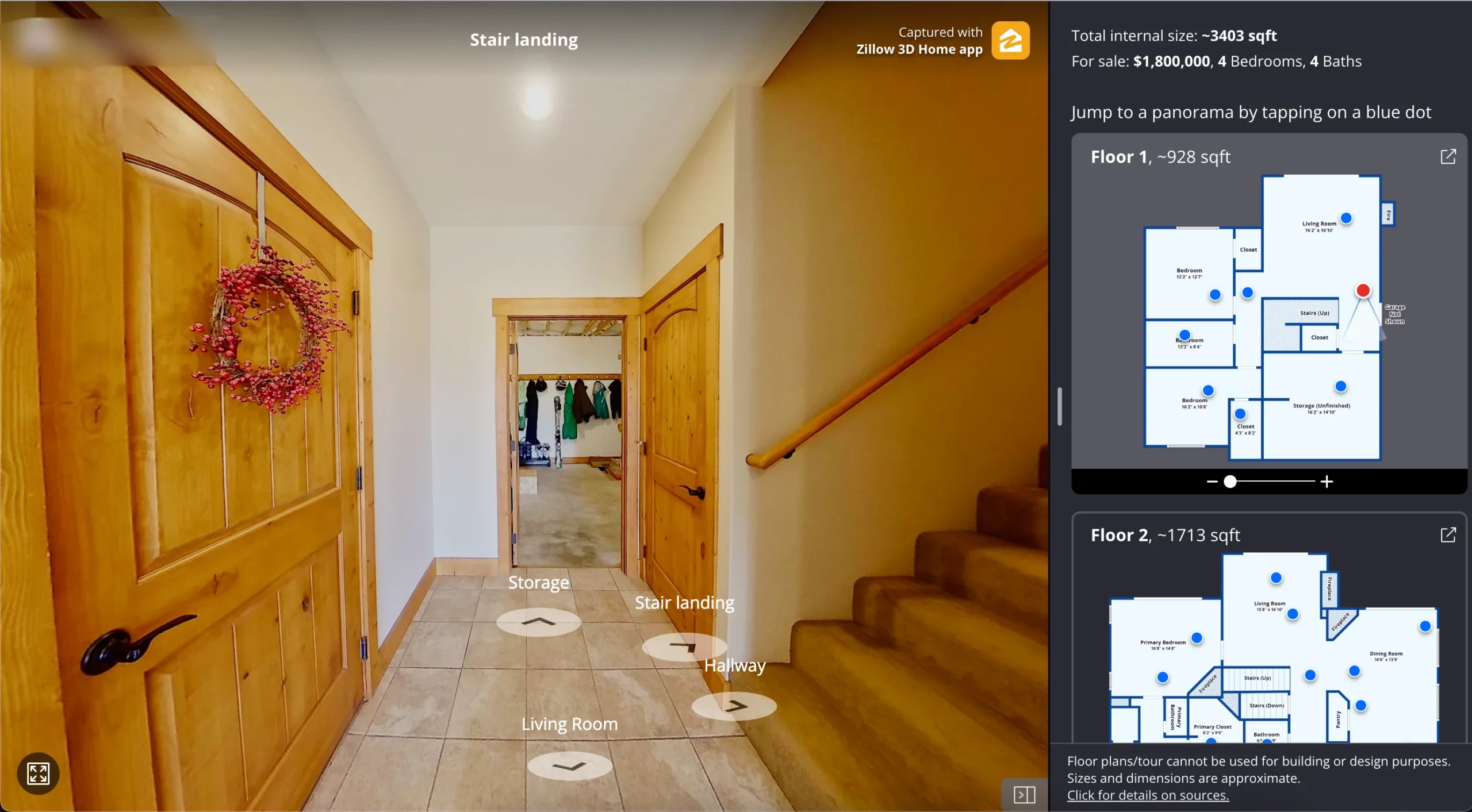 Zillow Virtual Floor Plan