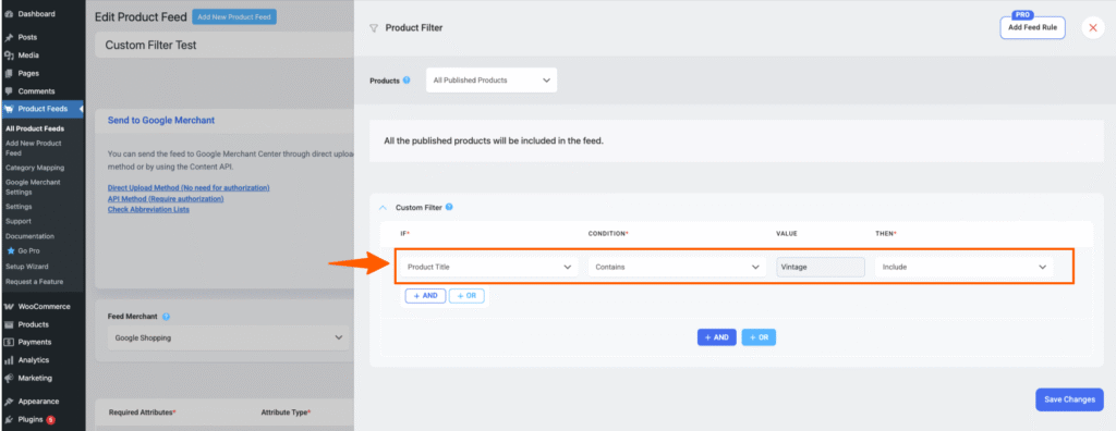 How To Use Custom Filter When Generating Product Feed » RexTheme
