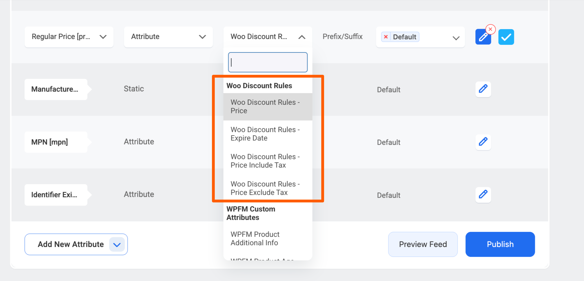 How To Include Discount Rules In The Feed Using Discount Rules For WooCommerce And PFM 1