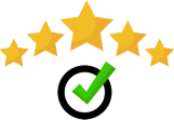 100+ 5 star ratings