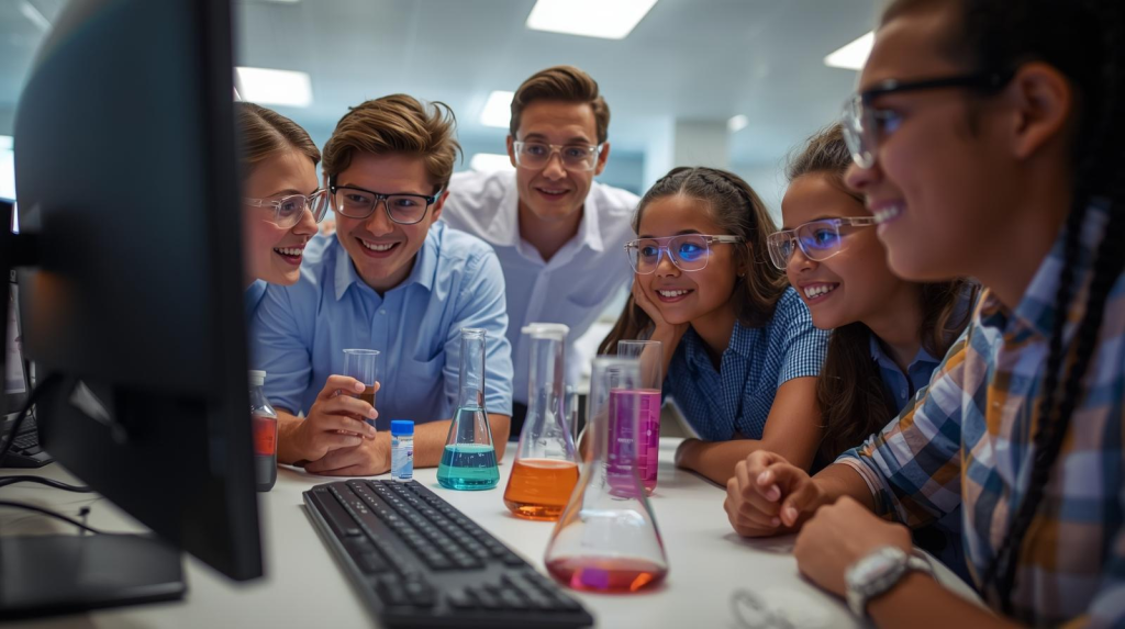 Engagement Benefits of Virtual Field Trips - Interactive Learning with virtual chemistry lab