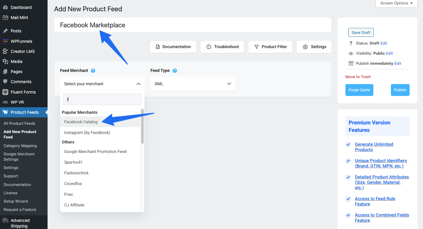 Facebook for WooCommerce - Product Feed