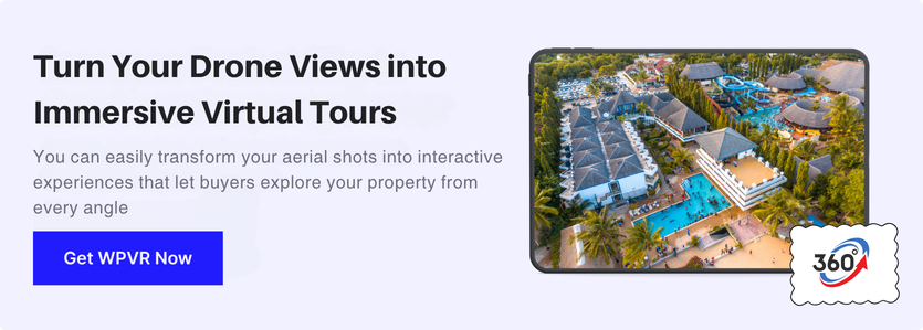 Turn Your Drone Views into Immersive Virtual Tours