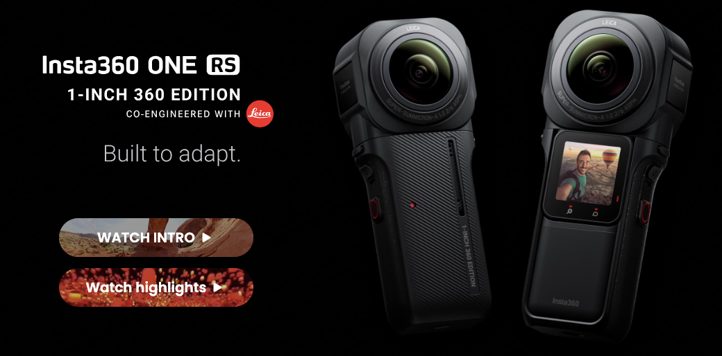 INSTA360 ONE RS 1-Inch Panoramic Camera for real estate