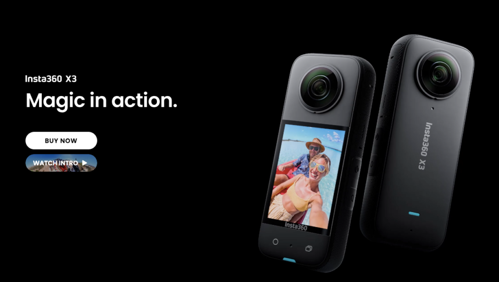 INSTA 360 X3 Panoramic Camera for real estate