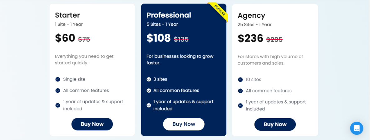 UpsellWP Product Recommendations for WooCommerce pricing