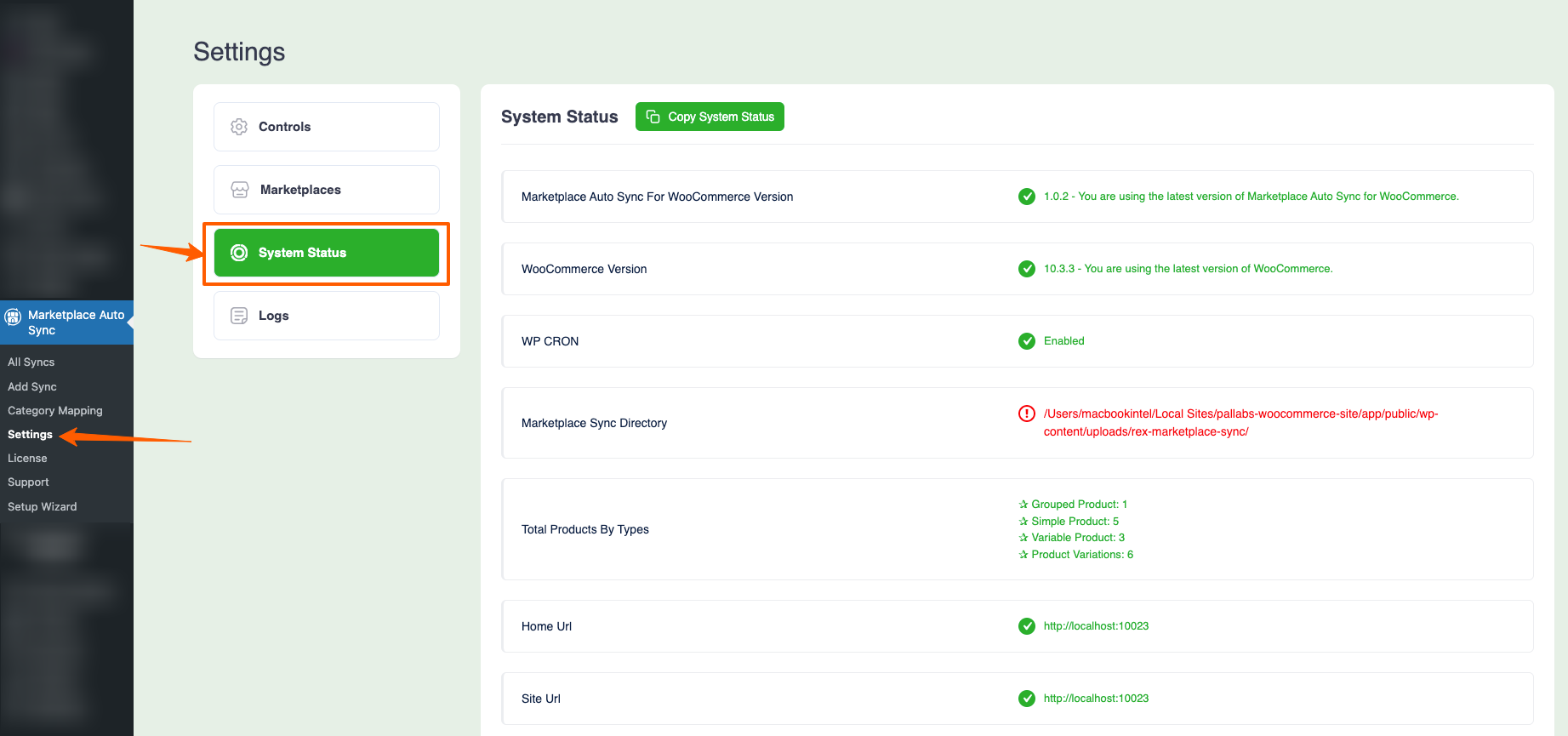 Basic Plugin Overview - Marketplace Auto Sync 4